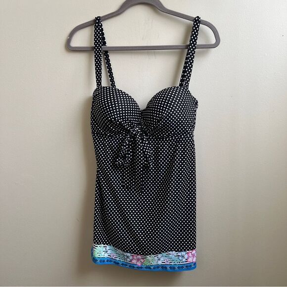 Coco Reef Five Way One Piece Swimdress Swimsuit Size 32/34D - Picture 3 of 9